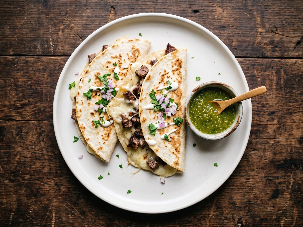 Quesadillas de bistec — LM Wellness Food