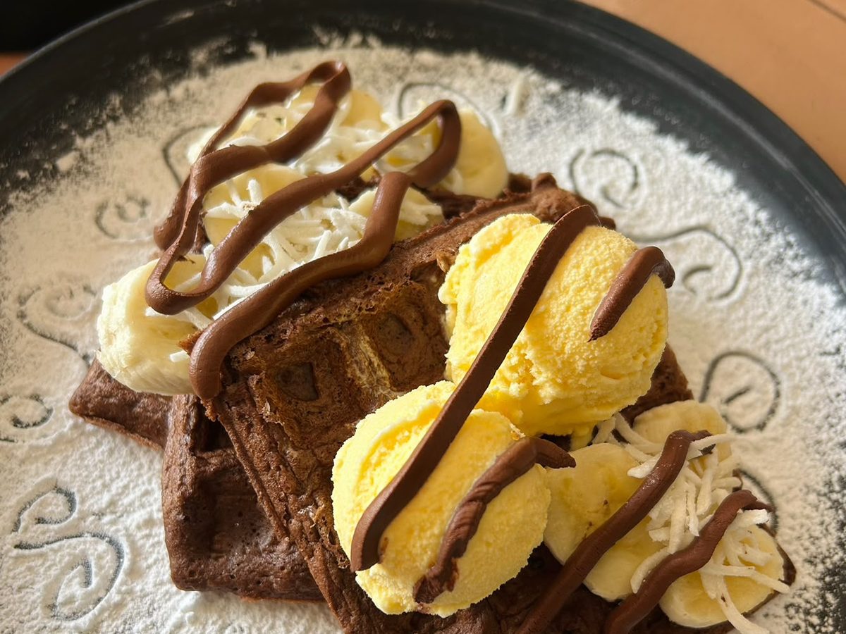 Waffle de chocolate — LM Wellness Food